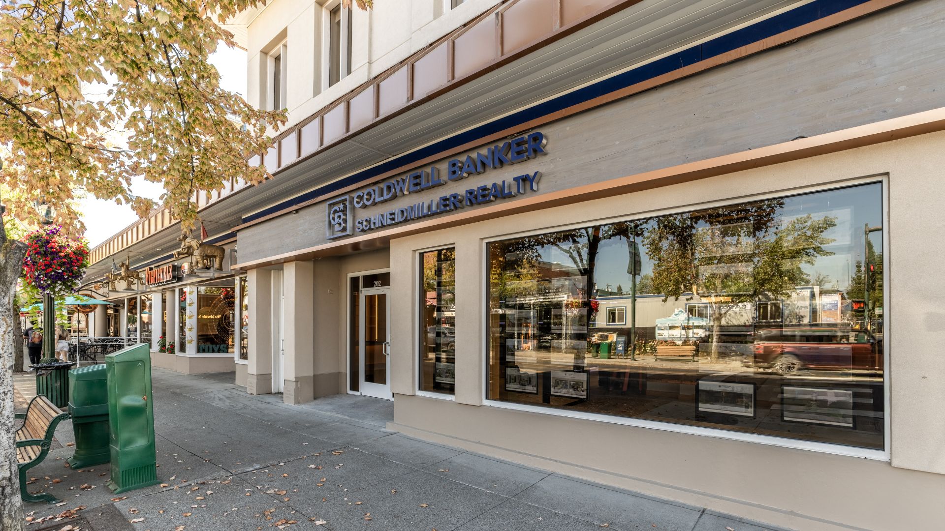 Front of the Sherman Ave office